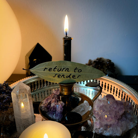 Return To Sender Candle Burning Ritual