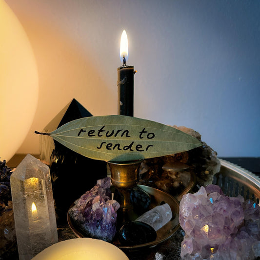 Return To Sender Candle Burning Ritual - Send Back All Negative Energies