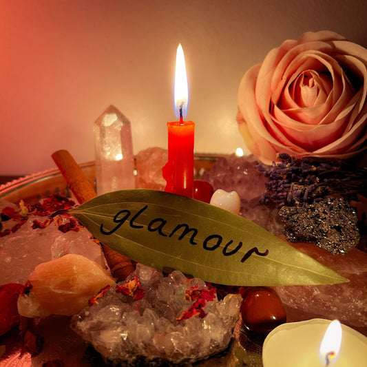 Glamour Candle Burning Ritual - Personalised Altar Photos - Beauty and Radiance