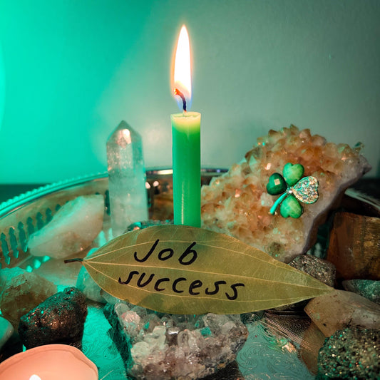 Job Success Candle Burning Ritual