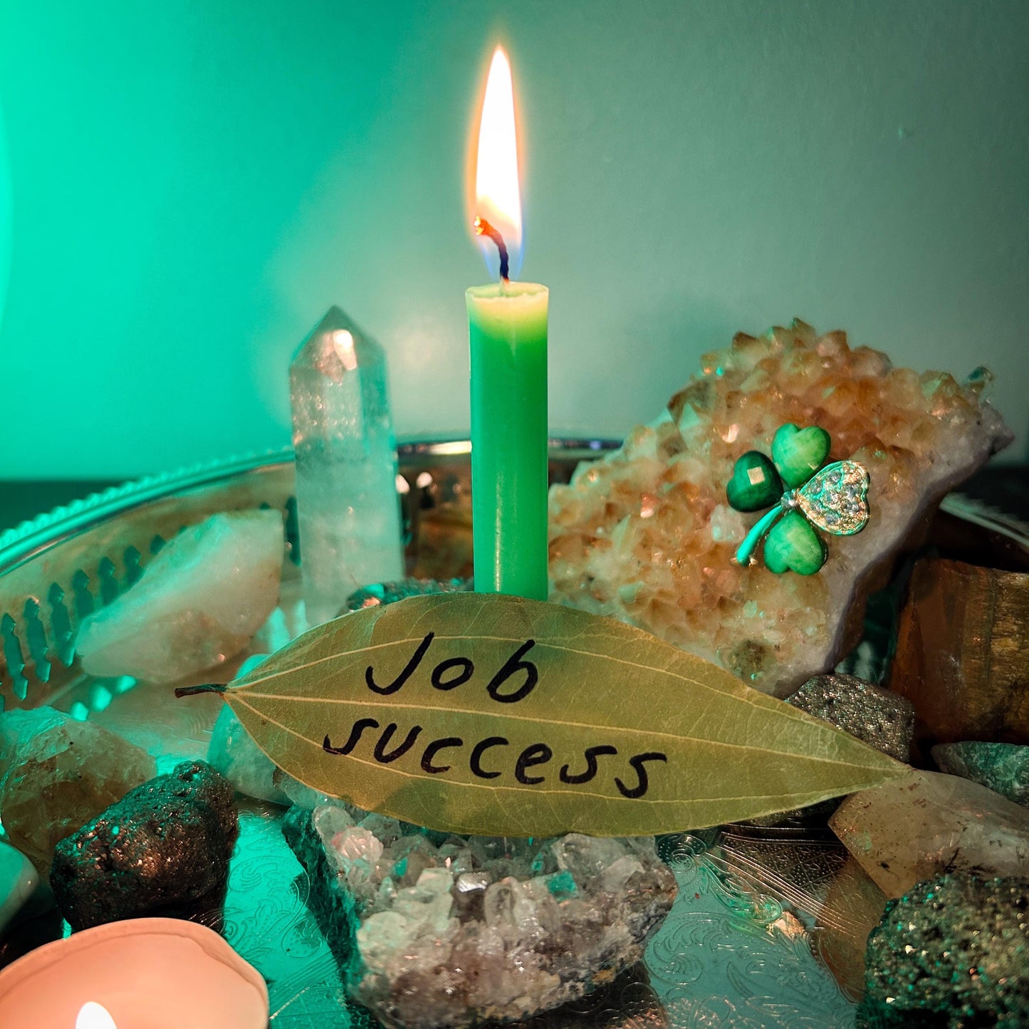 Job Success Candle Burning Ritual - Growth & New Professional Opportunities