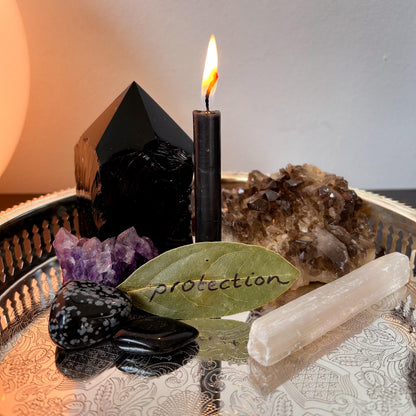 Protection Candle Burning Ritual Casting - Ward Off Negative Energy
