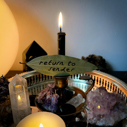 Return To Sender Candle Burning Ritual
