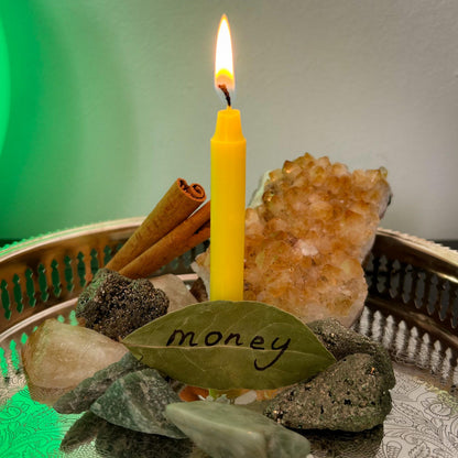 Money Candle Burning Ritual