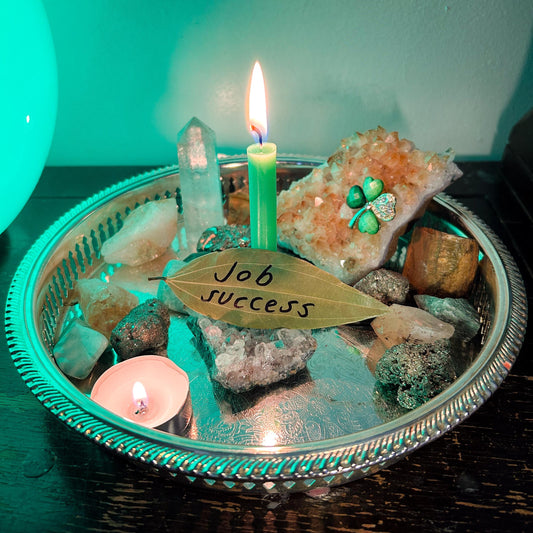 Job Success Candle Burning Ritual - Growth & New Professional Opportunities
