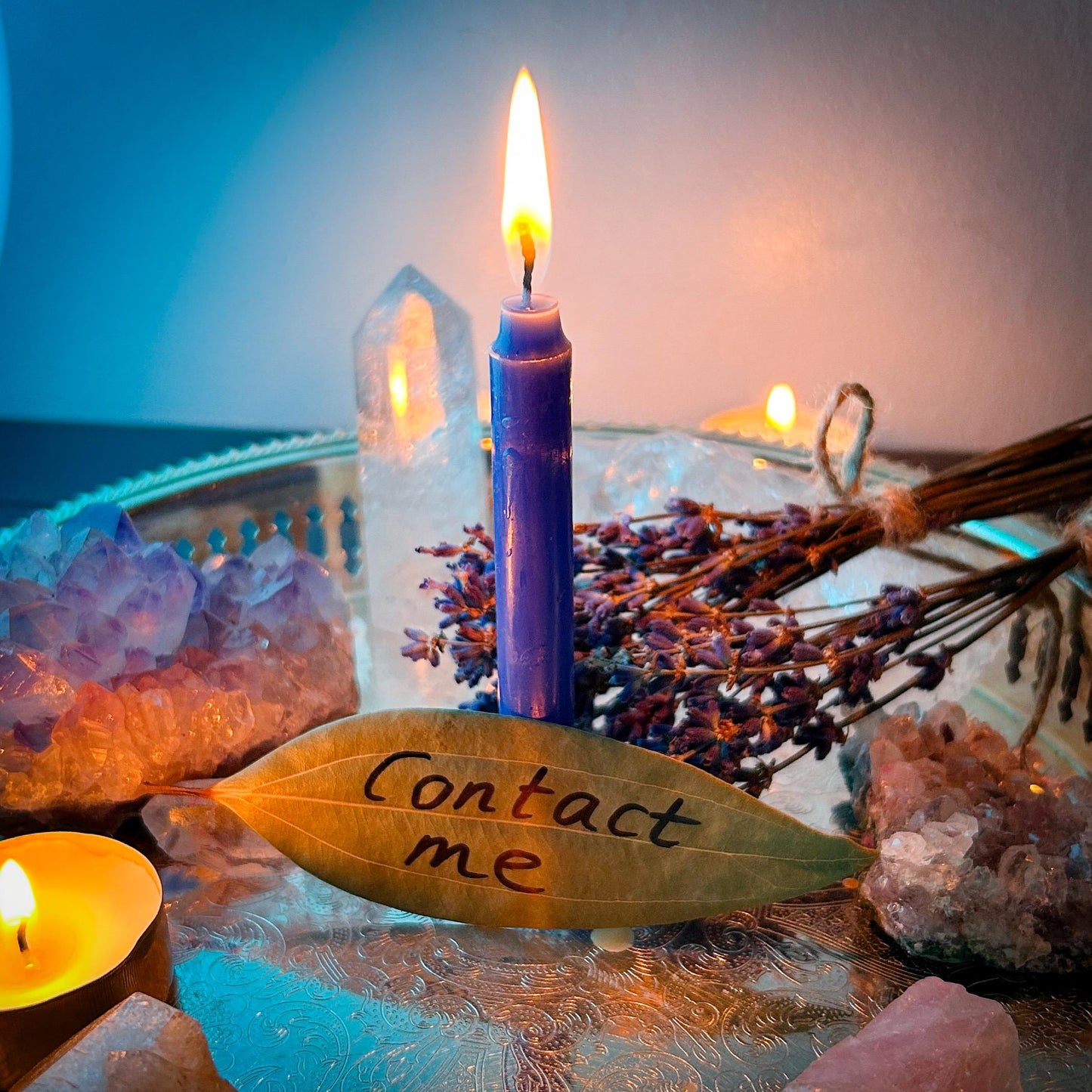 Contact Me Candle Burning Ritual - Unblock Communication