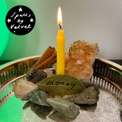 Money Candle Burning Ritual