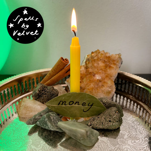 Money Candle Burning Ritual